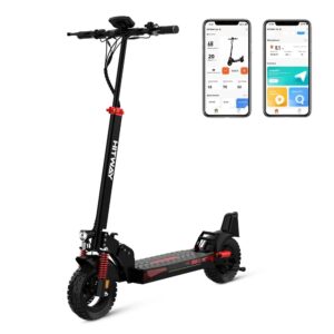H9ABE Faltbarer Elektroroller, 48V 15,6Ah, App-fähiger E-Scooter mit Straßenzulassung (Neuwertig)