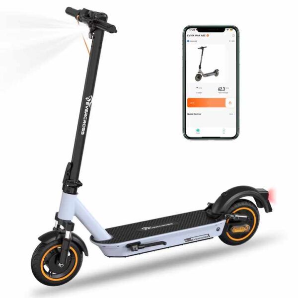 EVERCROSS EV10K MAX ABE Elektroroller für Erwachsene – 55 km Reichweite, 400 W, 20 km/h, faltbarer E-Scooter