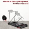 CITYSPORTS Elektrisches Laufband, klappbar, bis zu 12 km/h, mit LED-Display, App-Steuerung und 360° Tablet-Halter, kompakte Walking-Matte für Zuhause und Büro (Neuwertig)