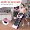 CITYSPORTS Elektrisches Laufband, klappbar, bis zu 12 km/h, mit LED-Display, App-Steuerung und 360° Tablet-Halter, kompakte Walking-Matte für Zuhause und Büro (Neuwertig)
