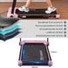 CITYSPORTS Elektrisches Laufband, klappbar, bis zu 12 km/h, mit LED-Display, App-Steuerung und 360° Tablet-Halter, kompakte Walking-Matte für Zuhause und Büro (Neuwertig)