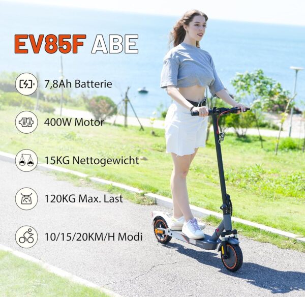 EVERCROSS EV85F E-Scooter mit Straßenzulassung