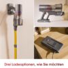Grenintal HOME Akku-Staubsauger, 48000Pa/550W/65 Min. kabelloser Staubsauger mit Selbststehfunktion, 1,6L Akku-Staubsauger mit verhedderungsfreier Bürste, LED-Touchscreen, sehr leise für Hartböden (Neuwertig)