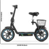 BOGIST M5 ELITE – Honey Whale (Zimablue-Version), tragbares Mini-Elektromotorrad, 500W, 48V, 45 km Reichweite, 13,6Ah herausnehmbarer Akku, 14-Zoll-Reifen