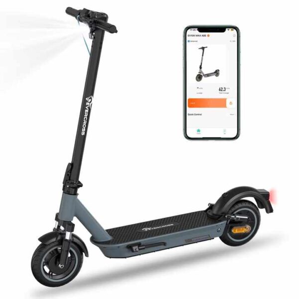 EVERCROSS EV10K MAX ABE Elektroroller für Erwachsene – 55 km Reichweite, 400 W, 20 km/h, faltbarer E-Scooter