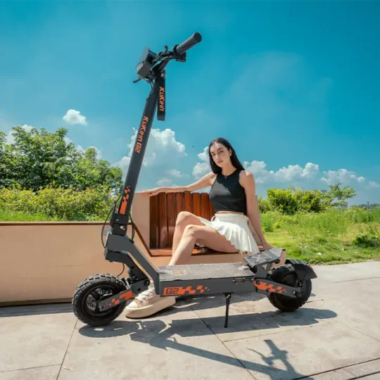 KuKirin G2 Elektroroller – Maximalgeschwindigkeit 45 km/h, 800W Motor, 48V 15,6Ah Super-Akku