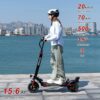H9ABE Faltbarer Elektroroller, 48V 15,6Ah, App-fähiger E-Scooter mit Straßenzulassung (Neuwertig)