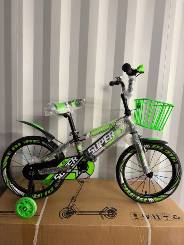 Kinderfahrrad 12, 14, 16, 18, 20 Zoll für Jungen & Mädchen von 2 bis 10 Jahren – mit Korb & Stützrädern, verschiedene Farben