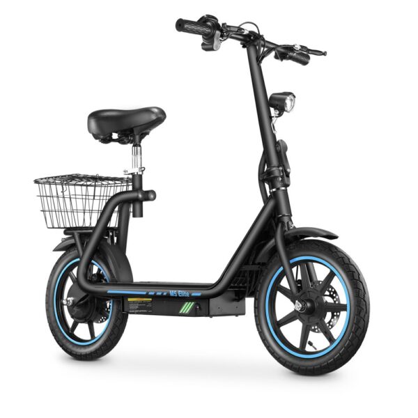 BOGIST M5 ELITE – Honey Whale (Zimablue-Version), tragbares Mini-Elektromotorrad, 500W, 48V, 45 km Reichweite, 13,6Ah herausnehmbarer Akku, 14-Zoll-Reifen