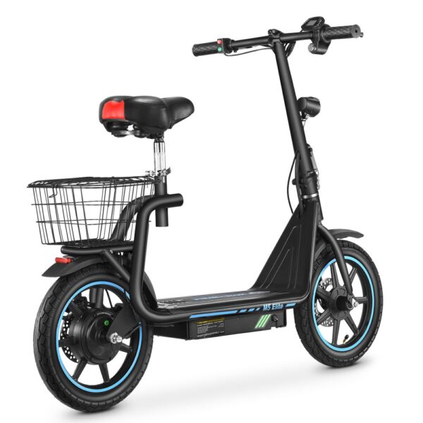 BOGIST M5 ELITE – Honey Whale (Zimablue-Version), tragbares Mini-Elektromotorrad, 500W, 48V, 45 km Reichweite, 13,6Ah herausnehmbarer Akku, 14-Zoll-Reifen