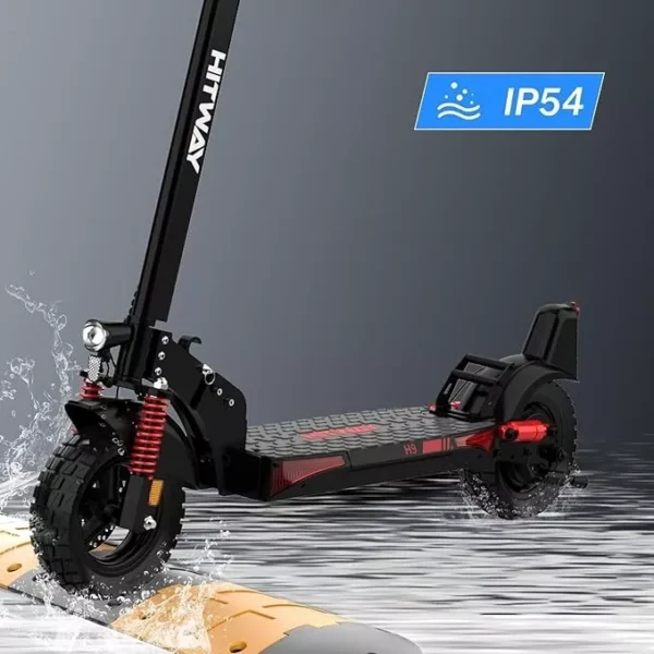 HITWAY H9 Straßenzugelassener ABE Elektroroller, 10 Zoll, 500W, 48V 15,6 Ah E-Scooter