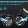 Hitway H6 E-Scooter 500W 48V 15,6Ah 70 km Reichweite 10" Luftreifen Faltbar