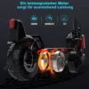 HITWAY H9 Straßenzugelassener ABE Elektroroller, 10 Zoll, 500W, 48V 15,6 Ah E-Scooter